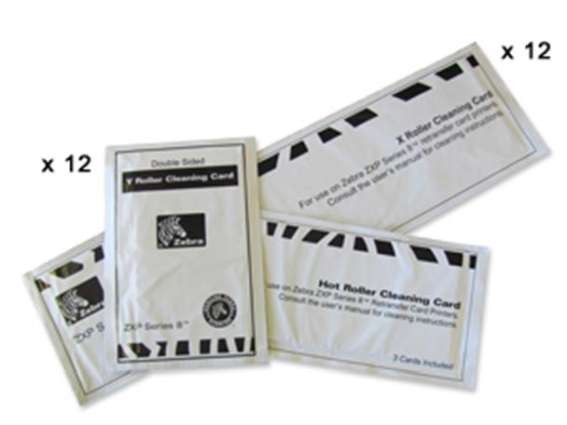 ZEBRA CLEANING CARD KIT ZXP SERIES8 105999-801