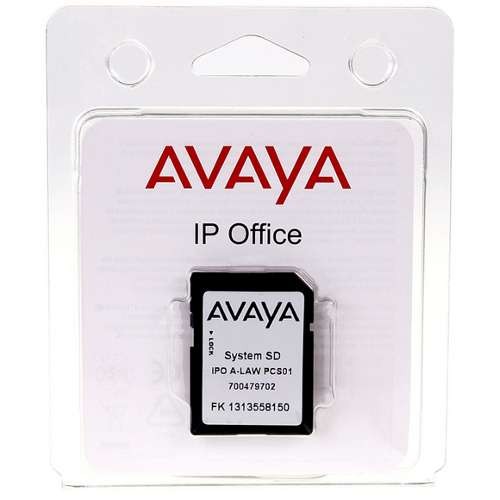 AVAYA IPO IP500 V2 System SD-Card A-Law 700479702