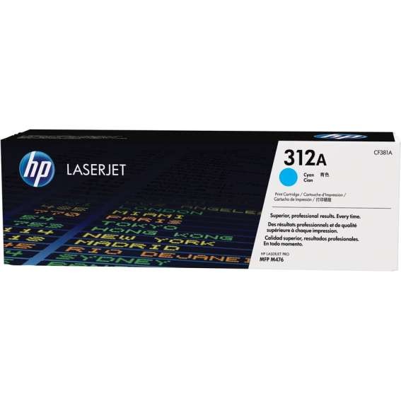 HP Toner/312A Cyan Contract LJ Cartridge CF381AC