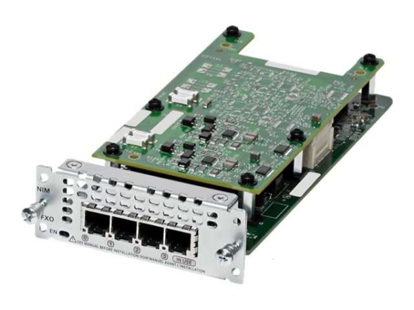CISCO SYSTEMS 4-PORT NETWORK INTERFACE MODUL NIM-4FXO=