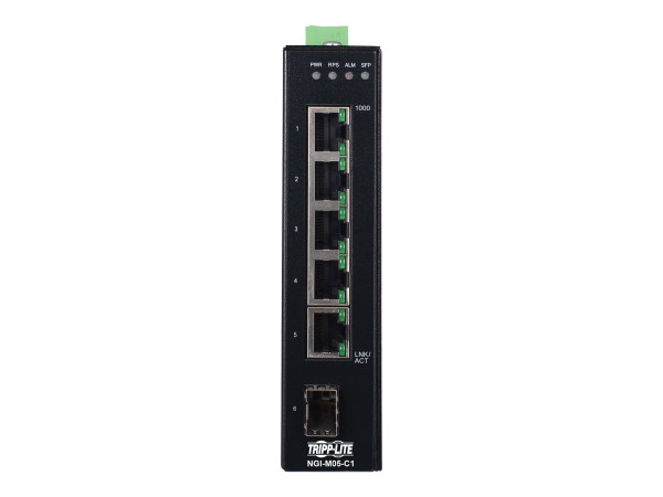 EATON TRIPPLITE 5-Port Managed Industrial Gigabit Ethernet Switch - 10/100/ NGI-M05-C1