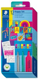 STAEDTLER Schreibset HAPPY, 11-teilig