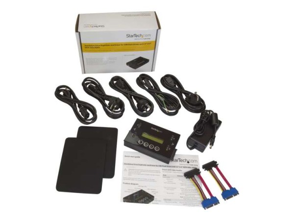 STARTECH.COM Laufwerks Duplizierer und Löscher für USB Sticks und 6,35/8,89 SU2DUPERA11
