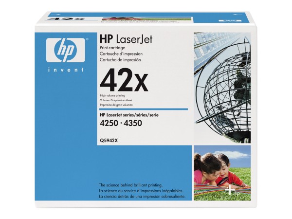 HP 42X 2er Pack Schwarz LaserJet Tonerpatrone (Q5942XD) Q5942XD