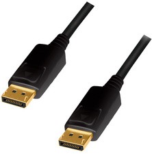 LogiLink DisplayPort Anschlusskabel, schwarz, 5,0 m