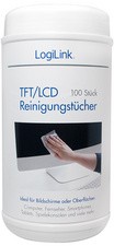 LogiLink TFT/LCD/Plasma Reinigungstücher, 100er Spenderdose
