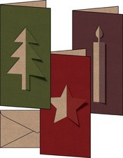 sigel Weihnachtskarten-Set "Cut-out style", DIN A6