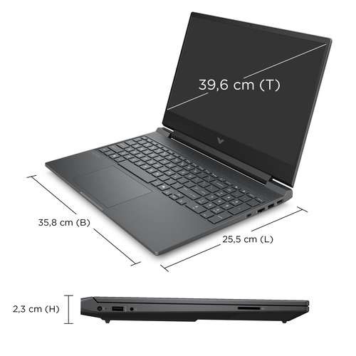 HP VICTUS 15-fb3450ng 39,6cm (15,6") Ryzen 5 240 12GB 512GB oBS DF7A9EA#ABD