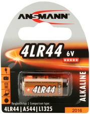 ANSMANN Alkaline Batterie 4LR44, 6 Volt, 1er Blister