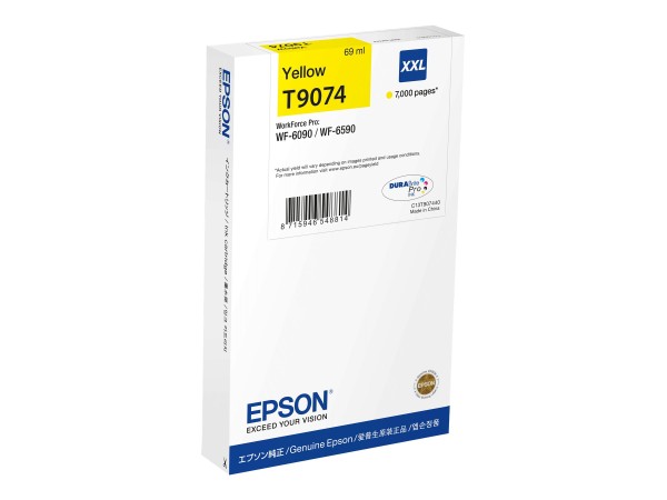 EPSON WF-6xxx Ink Cartridge Yellow XXL C13T90744N