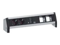 BACHMANN BACHMANN Steckdosenleiste Desk 2xCH 90° 1xUSB Char