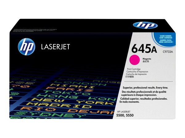 HP HP 645A Magenta LaserJet Tonerpatrone (C9733A)