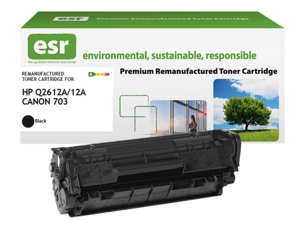 ARMOR ARMOR ESR - Schwarz - kompatibel - Karton - Tonerpatrone (Alternative zu: HP Q2612A)