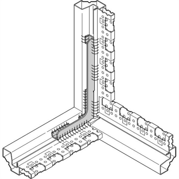 SCHROFF SCHROFF 20130635 Schrankgestell 800 x 2200 x 600 Schwarz-Grau 1 St.