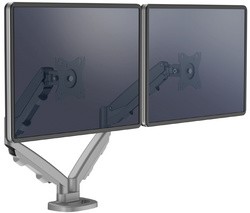 Fellowes TFT-/LCD-Doppel-Monitorarm Eppa, silber