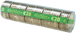 RESKAL Münzhülsen THE CONTAINER, für 40 x 0,50 EUR