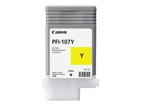 CANON CANON PFI 107 Y Gelb Tintenbehälter