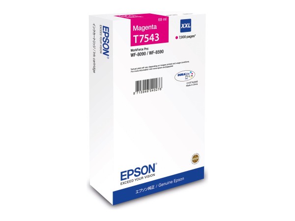 EPSON WF-8090/WF-8590 Ink Cartridge XXL MG C13T75434N