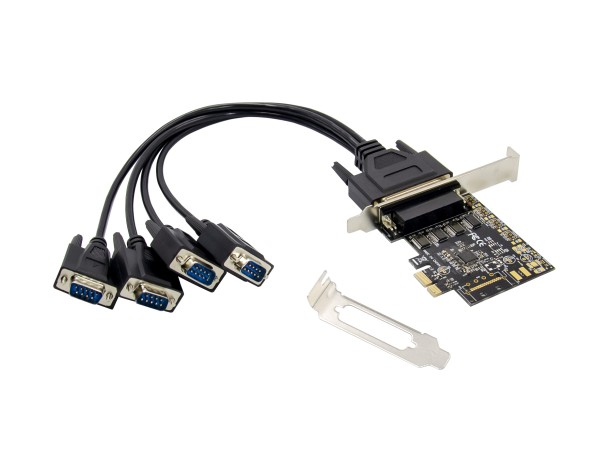 CONCEPTRONIC PCI Express Card 4-Port RS232 (DB9) Adapter EMRICK12B