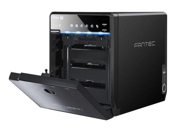 FANTEC QB-35U31 schwarz 4x8,89cm SATA I/II/III Gehaeuse USB 3.1 1971