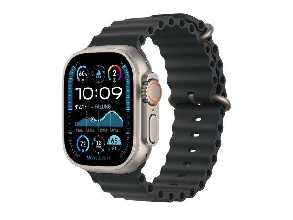 APPLE Watch Ultra 2 GPS + Cellular 49mm Black Titanium Case with Black Ocea MX4P3FD/A