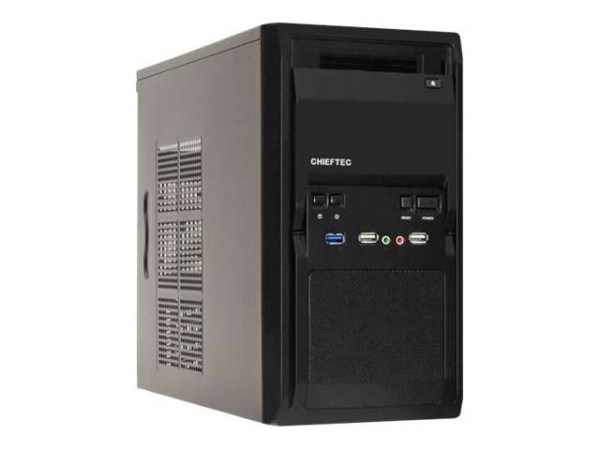 Mini-Tower CHIEFTEC Libra Series LT-01B ohne Netzteil schwarz LT-01B-OP
