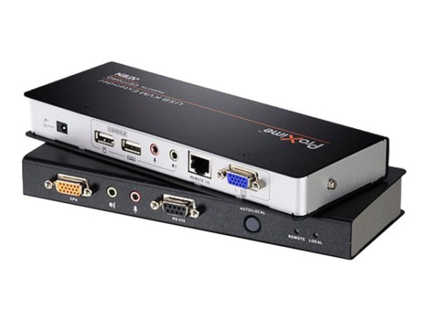 ATEN Konsolen-Extender CE770, 1x PC -> 2x Konsole USB, RS232, Audio, max. 3 CE770