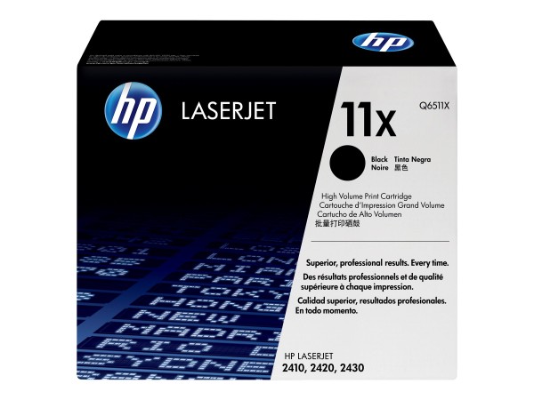 HP 11X Schwarz LaserJet Tonerpatrone (Q6511X) Q6511X