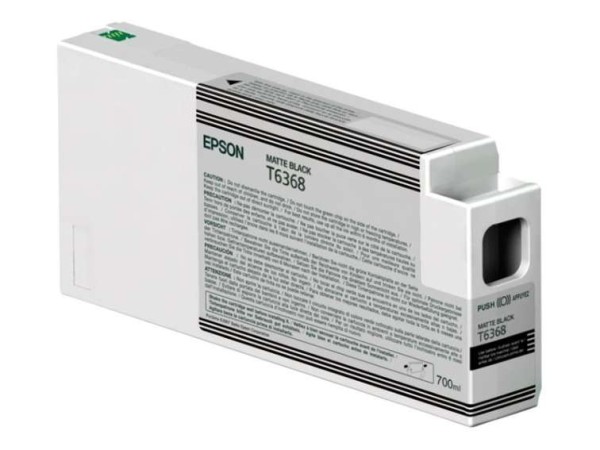 EPSON T6368 ink cartridge matte black standard capacity 700ml 1-pack C13T63680N