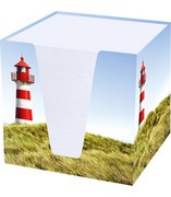 RNK Verlag Zettelbox "Leuchtturm", Hartkarton, befüllt