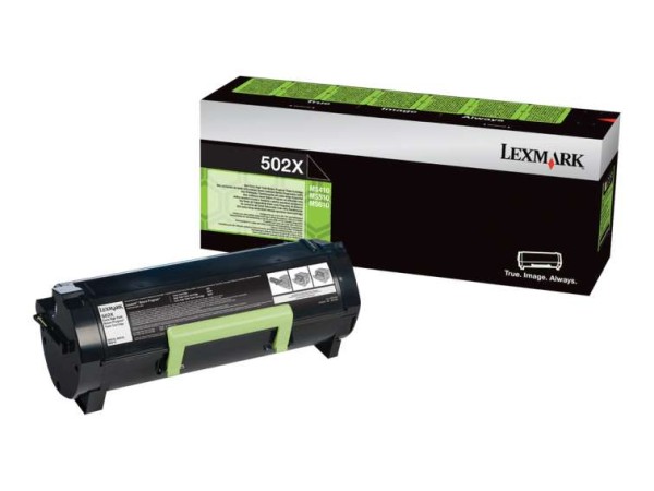 LEXMARK 502X Besonders hohe Ergiebigkeit Schwarz Tonerpatrone LCCP, LRP 50F2X00