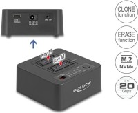 DELOCK DELOCK USB 20 Gbps M.2 Dockingstation 2x M.2 NVMe PCIe SSD DELOCK DELOCK USB 20 Gbps M.2 Dockingstation 2x M.2 NVMe PCIe SSD