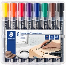 STAEDTLER Lumocolor Permanent-Marker 352, 8er Etui