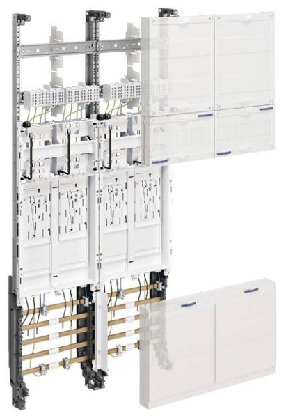 HAGER HAGER Komplettfeld eHZ 4ZP DSS ZK3EZ14N H1050mm 2feld