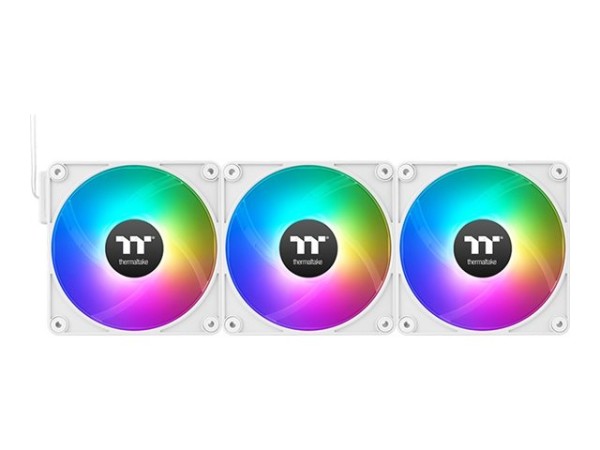THERMALTAKE THERMALTAKE 140mm CT140 EX Reverse ARGB Sync PC Cooling Fan White 3 Fan Pack