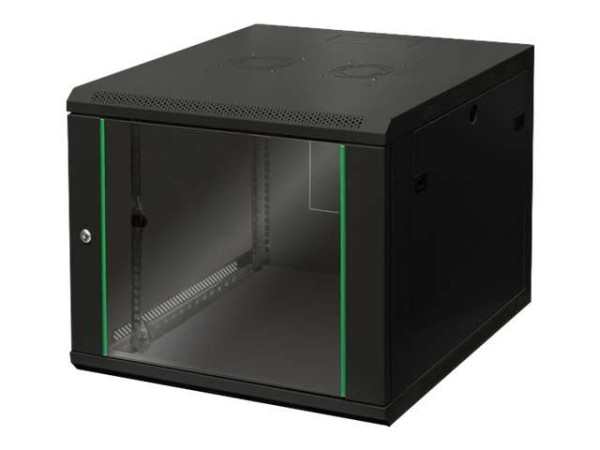 DIGITUS Wandgehäuse Dynamic Basic schwarz 9HE 600x600mm DN-19 09U-6/6-EC-SW