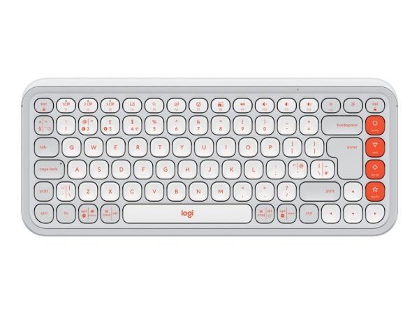 LOGITECH POP ICON KEYS - OFF WHITE - UK 920-013151