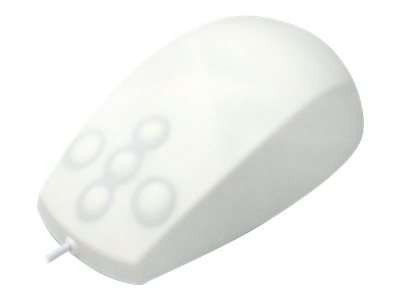 ACTIVEKEY Medical medium - Maus - optisch - 5 Tasten - verkabelt - USB - we AK-PMT2LB-US-W