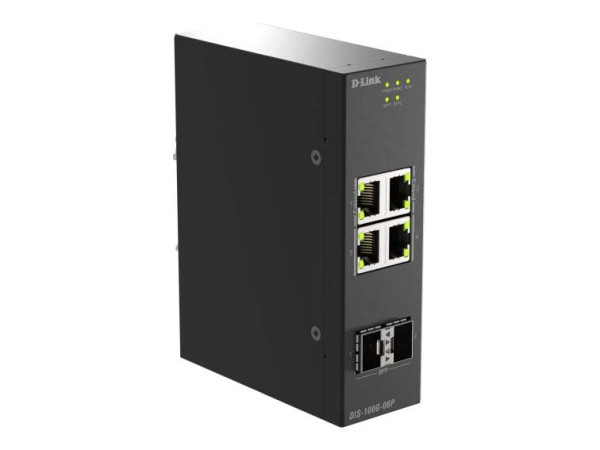 D-LINK DIS-100G-06 6-Port Gigabit Industrial Unmanag. Switch DIS-100G-06