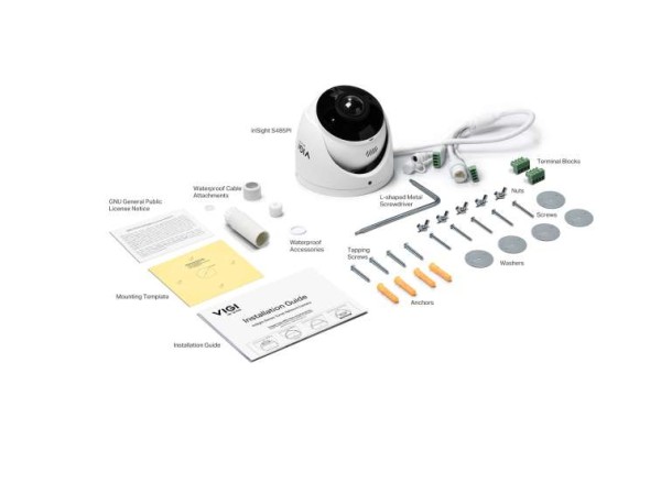 TP-LINK VIGI 8MP IR Panoramic Turret Network Camera INSIGHT S485PI