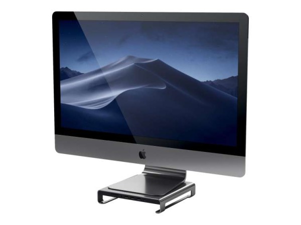 SATECHI Aluminum Monitor Stand Hub für iMac space gray ST-AMSHM