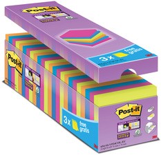 Post-it Haftnotizen Super Sticky Notes, 76 x 76 mm