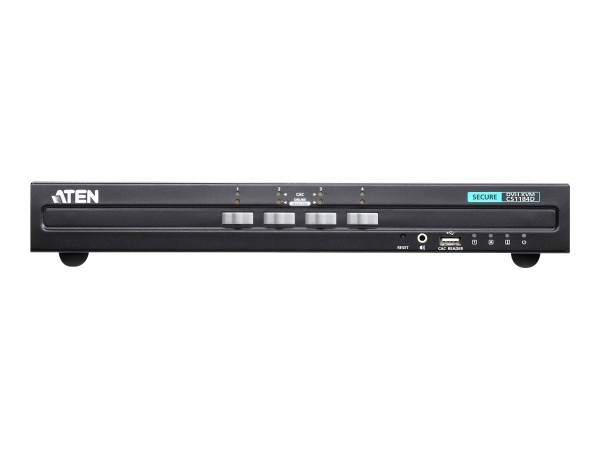 ATEN 4-Port USB DVI Secure KVM Switch - KVM-Umschalter - 4-Port (CS1184D-AT CS1184D-AT-G