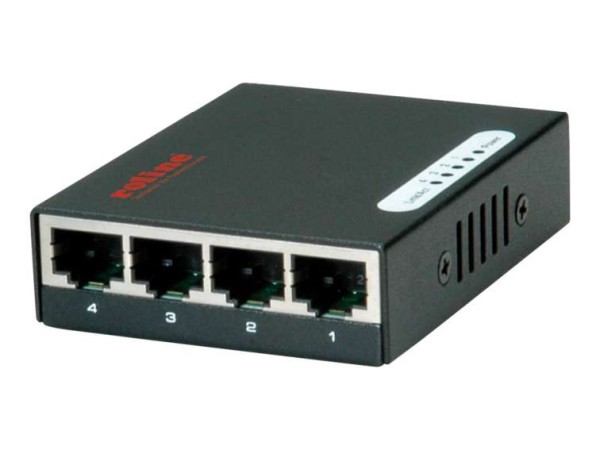 ROLINE Gigabit Eth. Switch,Pocket,4 P. 21.14.3514