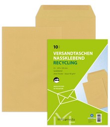 MAILmedia Versandtasche Natron braun, C4, ohne Fenster