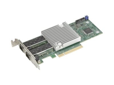 SUPERMICRO Std PCIe 4.0 x8 dual port 25GbE SFP28 AOC-S25GC-I2S-O
