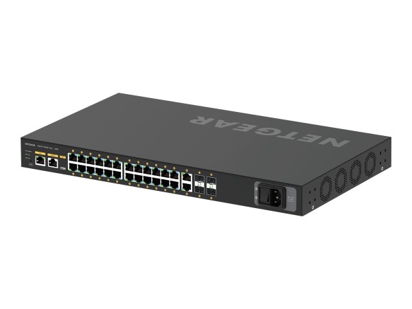 NETGEAR 26G4F-PoE+ 24x1G PoE+ 300W 2x1G, 4xSFP Mgd Switch GSM4230P-100EUS