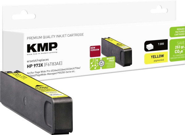 KMP Tintenpatrone ersetzt HP 973X (F6T83AE) 1753,4009