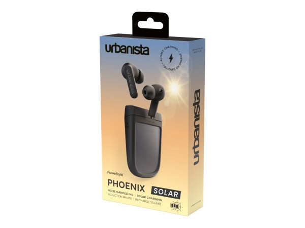 URBANISTA Phoenix Bluetooth Wireless In-Ear Kopfhörer Solarladefunktion Bla 51539