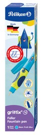 Pelikan griffix Füllhalter Neon Fresh Blue, für Rechtshänder